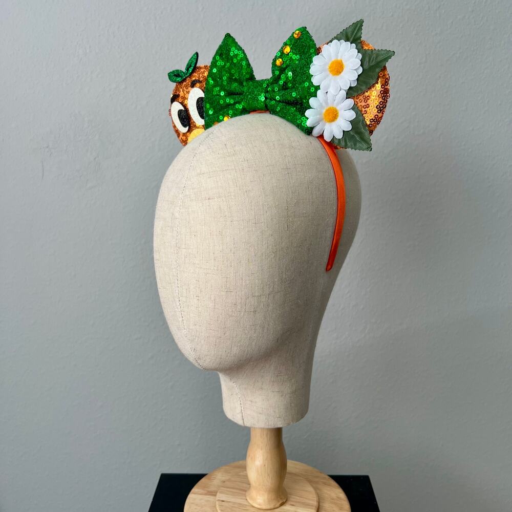 Orange Bird Minnie Ears | Walt Disney World-Inspired Mouse Headband - Picture 4 of 5